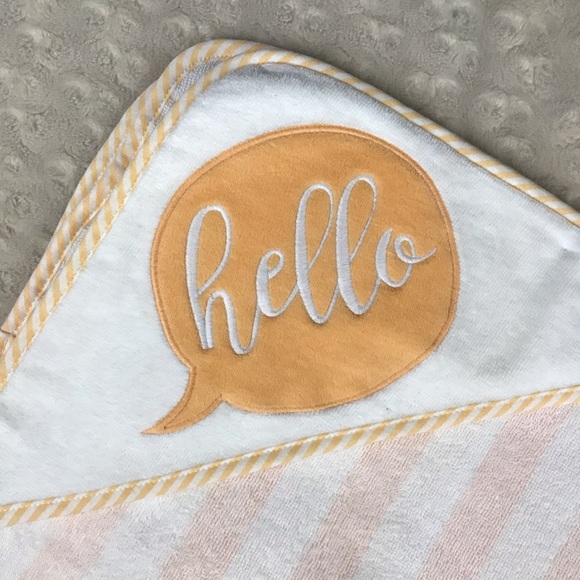 cloud island hooded bath towel